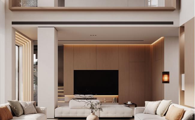 極簡原木筑自然大宅，高級氣息漫溢